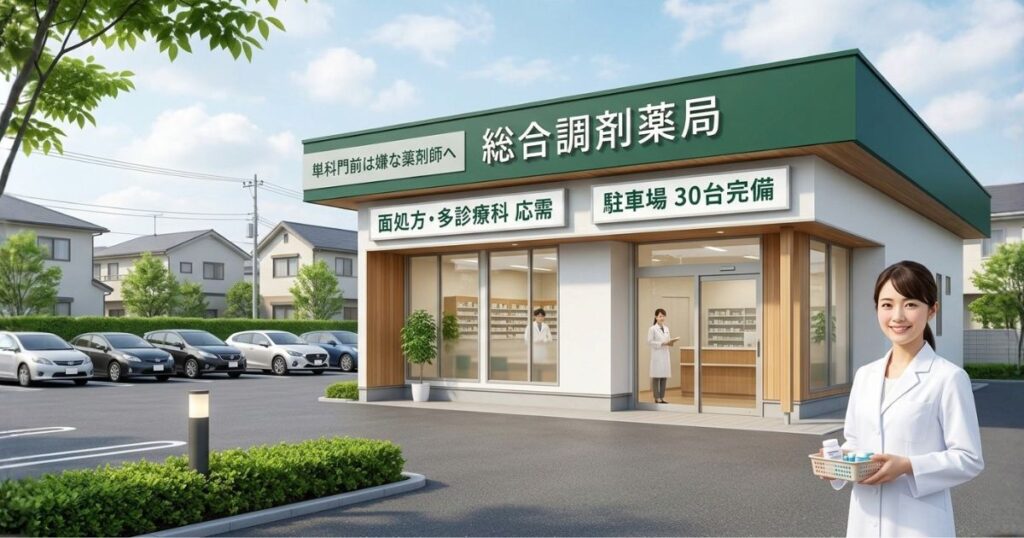 多くの医療機関の処方せんを応需する薬局求人の探し方｜単科門前は嫌な薬剤師へ